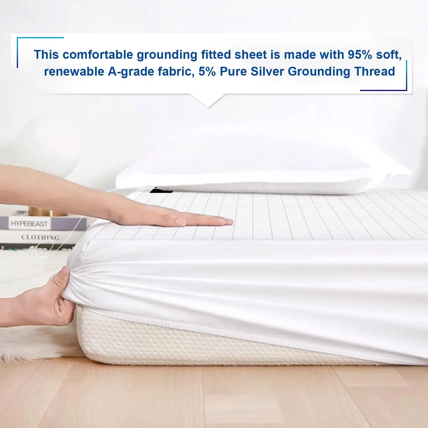 Grounding Fitted Bed Sheet